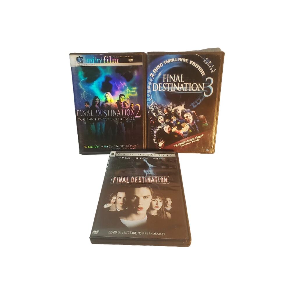 Final Destination 3 (DVD, 2006) 1,2,3 Dvds